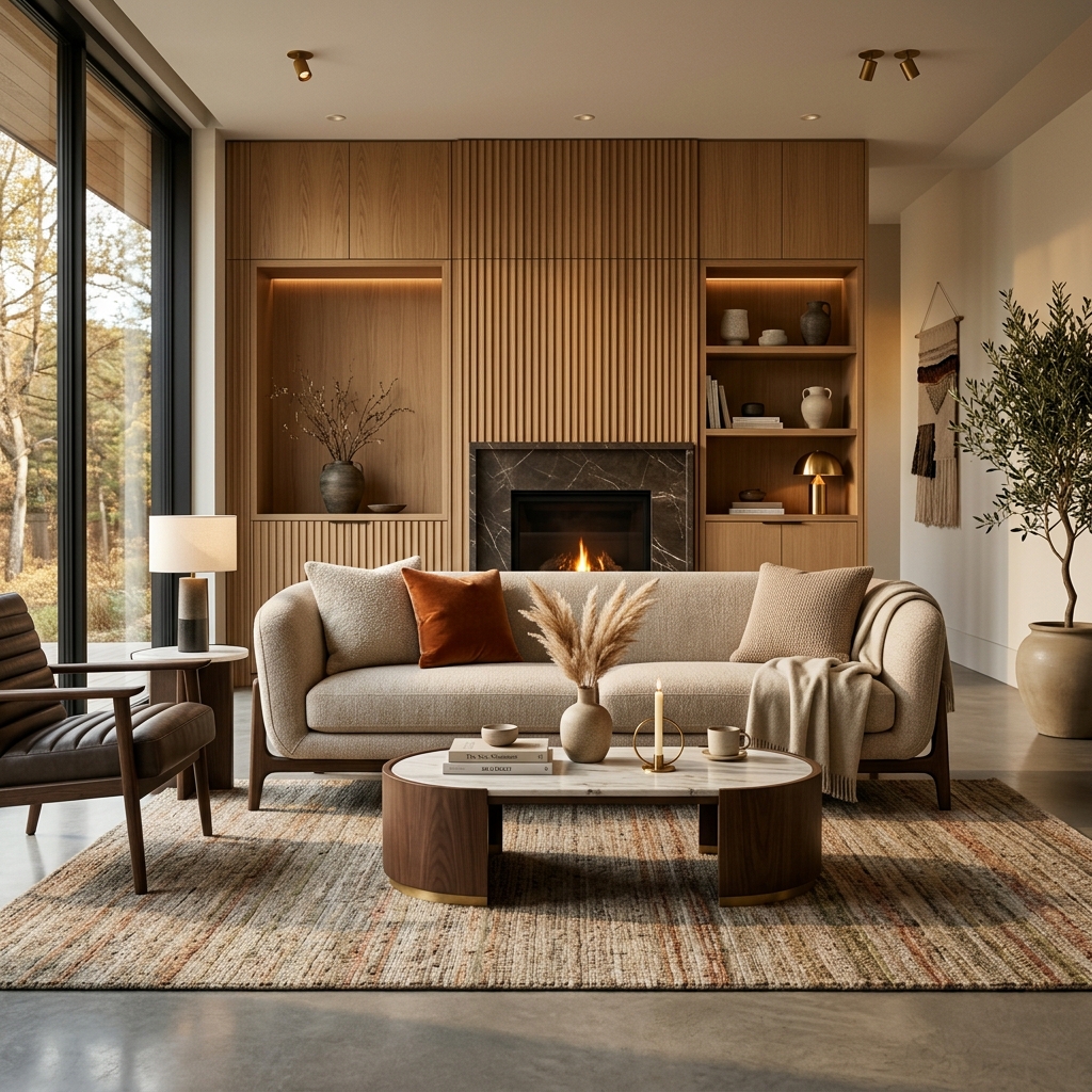 Premium furniture collection — Luxury sofa and table arrangement