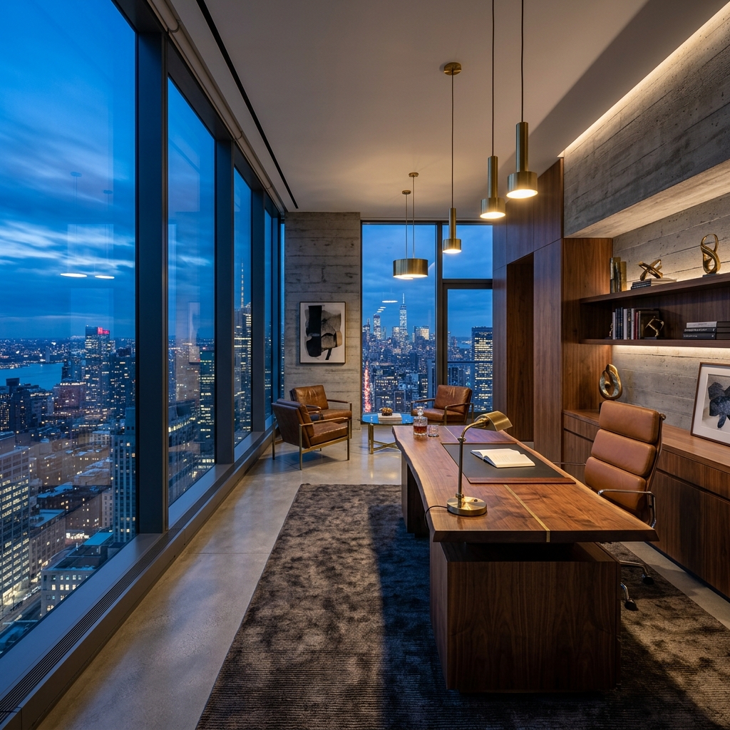 Executive Environments Penthouse Office Skyline View